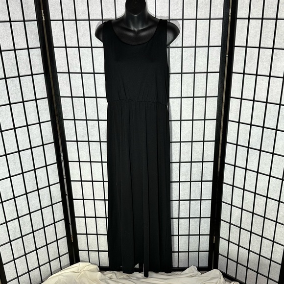 Large Sonoma Womens Sleeveless Black Summer Dress - Picture 3 of 9